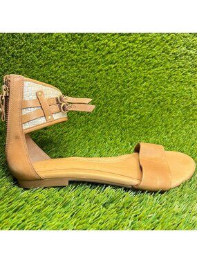 UGG Savana Metallic Basket Womens Size 6 Brown Classic Outdoor Strappy Sandals